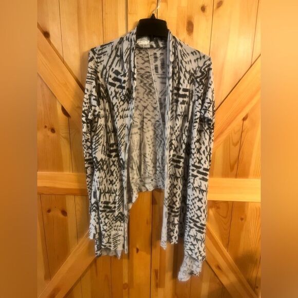Billabong long sleeved knit open front cardigan Size Small Pockets Gray - Picture 1 of 3